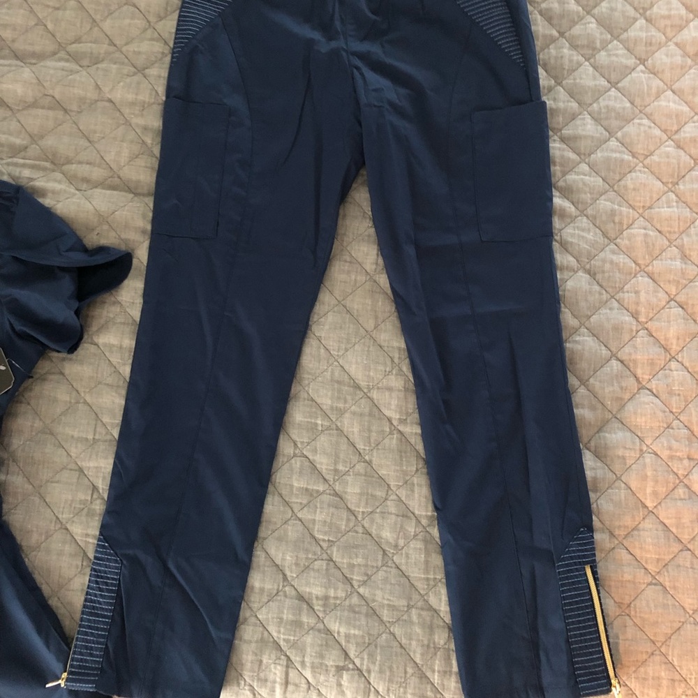 Jaanuu scrub moto pants. NWT